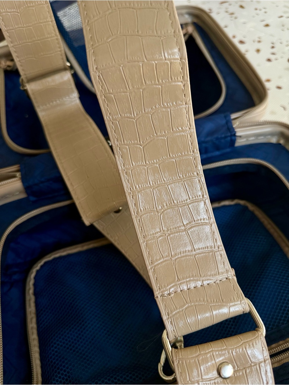 Calpak Vanity Case in Champagne Gold - Picture 9 of 12